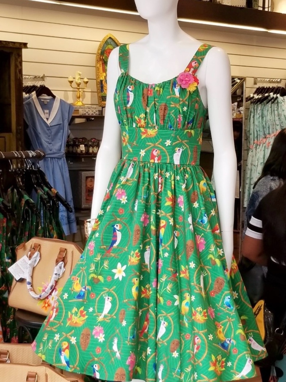 Disney Parks The Dress Shop Enchanted Tiki Room swing dress 2018 - Picture 2 of 14